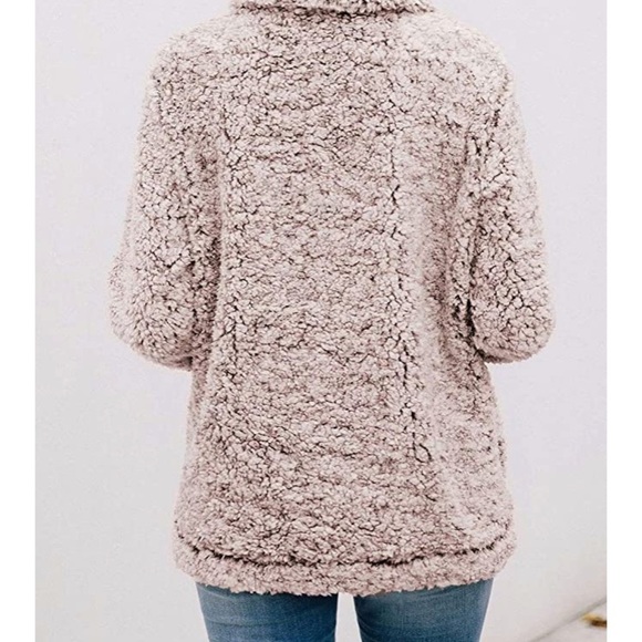 Teddy fleece Pullover jacket - Picture 3 of 4